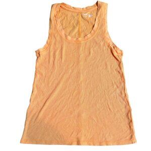 Aerie orange ripped tank size medium
